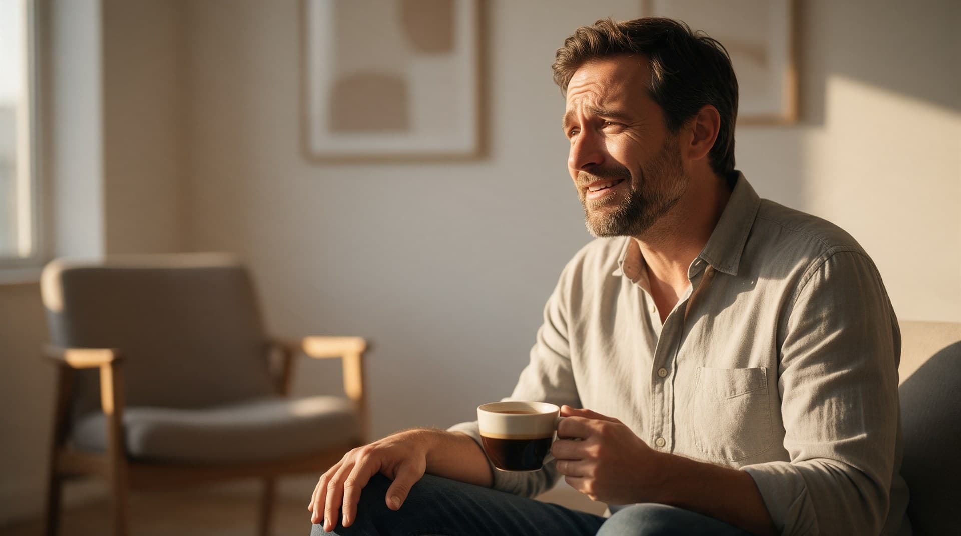 Persona gestionando emociones desbordadas en una sesión de coaching en Ponferrada